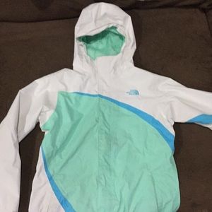 Girls north face winter jacket